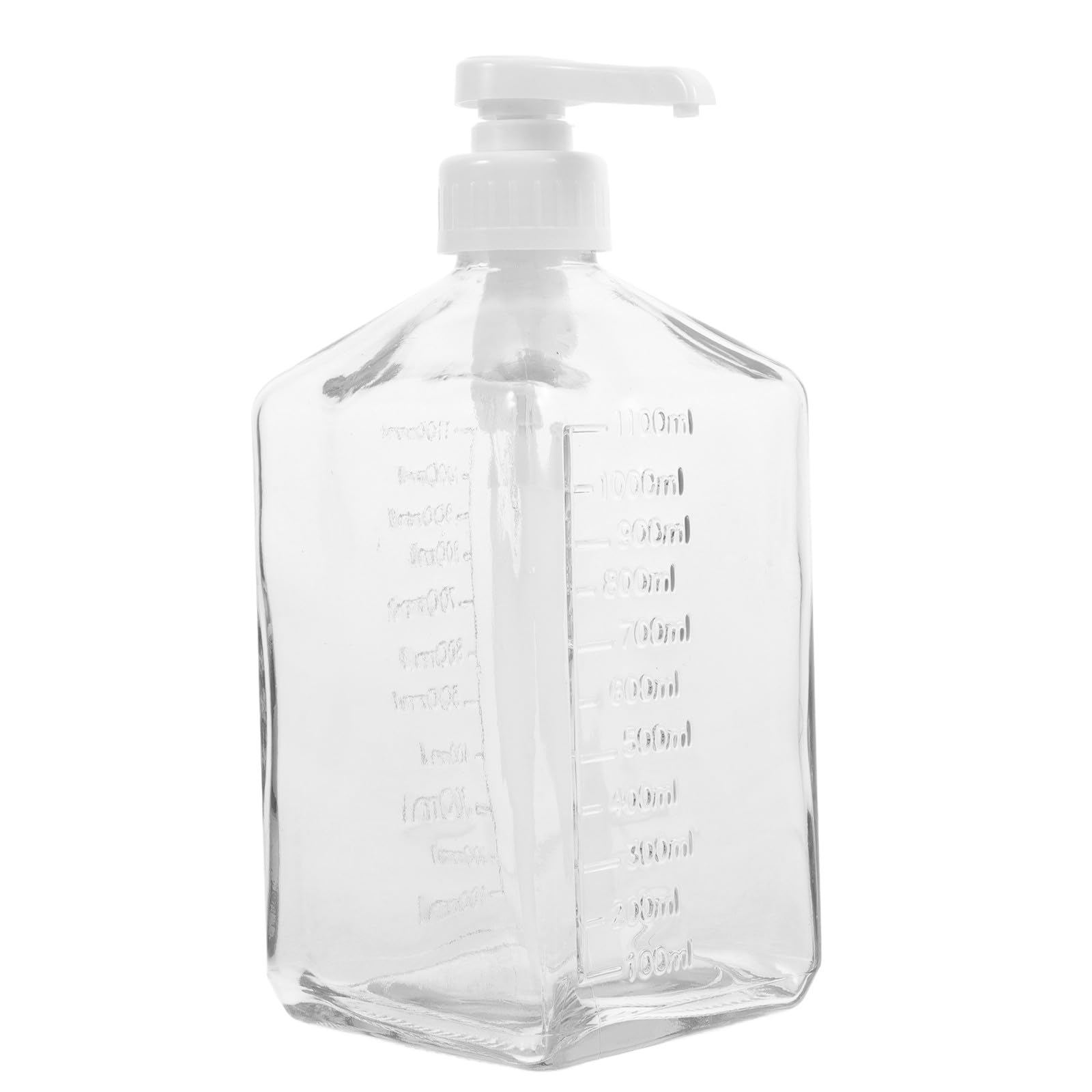 BESPORTBLE Distributeur De Sirop De Café Verre Bouteille à Pompe Pour Sirop Porte-sirop Transparent