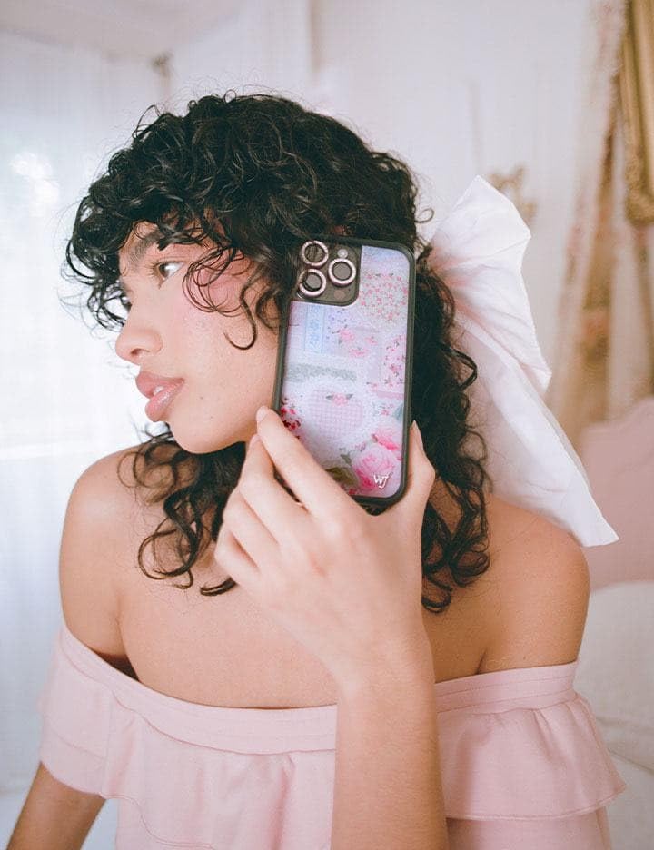 Image of Wildflower Cases - Compatible with iPhone 16 Pro Max | Protective Bumper, 6.5ft Drop Test Certified, Women Owned Small Business | Frilly Floral