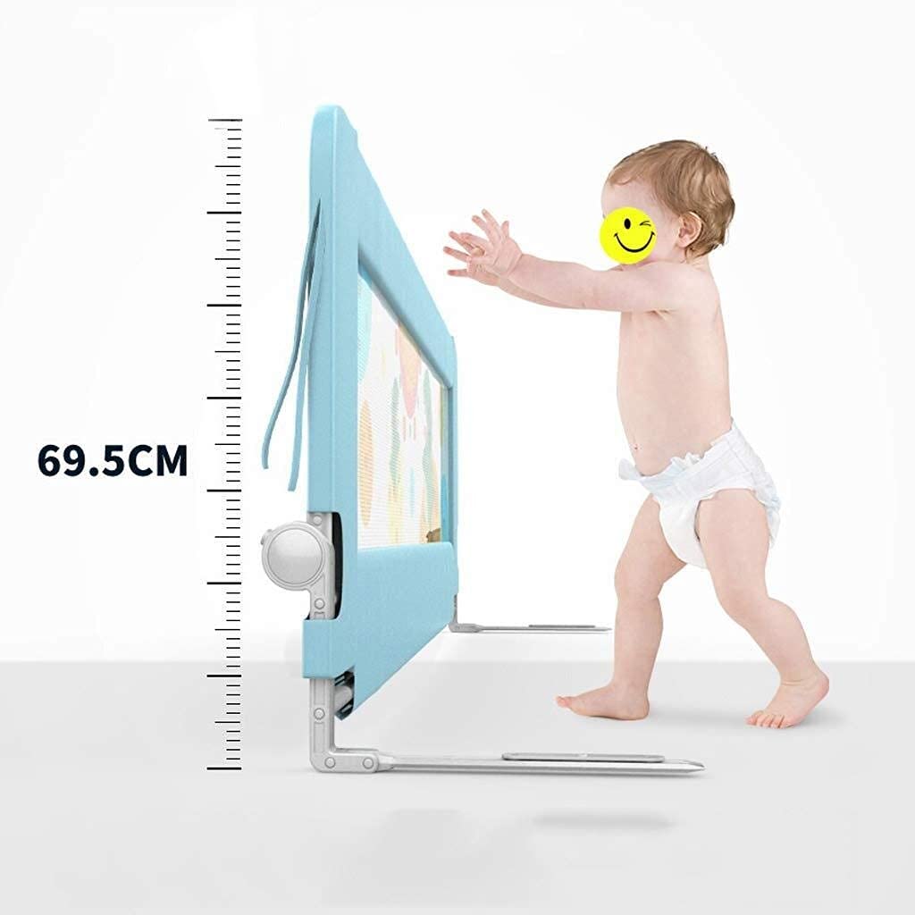 Barandilla para Cama para Parque Infantil para bebés, barandilla para Cama, Valla para Cama anticaída para bebés, Cama Grande, Rejilla de Seguridad Plegable Universal, Deflector de Cama (Col