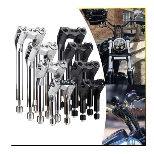 Elevadores de manillar pullback en aluminio robusto para custom Sportster 2