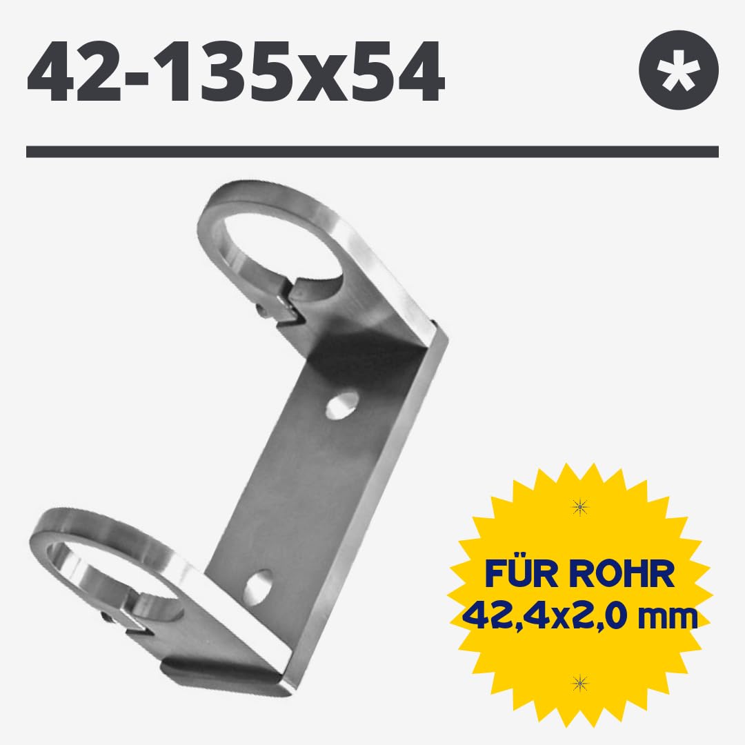 Parete Di Ancoraggio In Acciaio Inox Montante Supporto V2a Palo Di