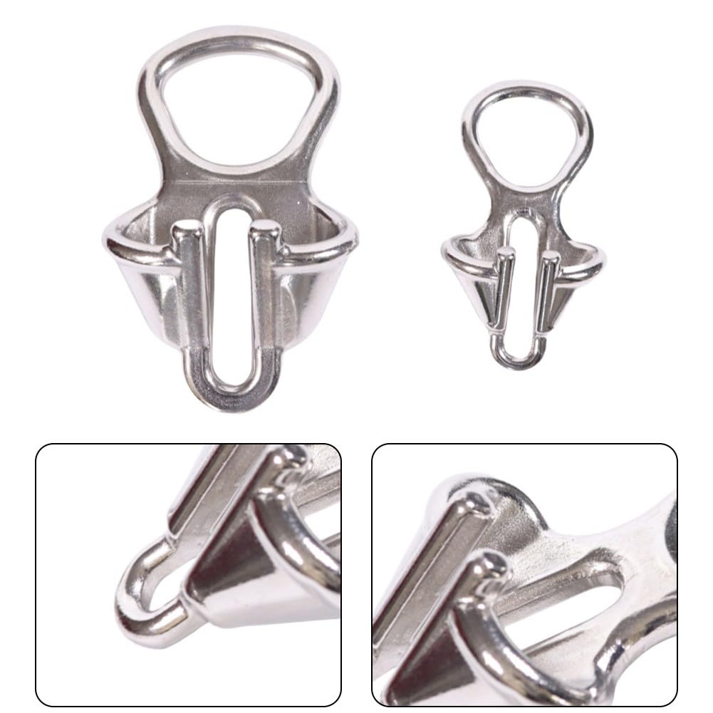 Fermacatena in acciaio inox per ormeggio barca, 6-8 mm, 10-12 mm, con protezione anticorrosione, grado marino 316