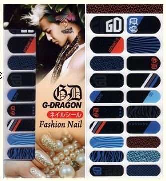 Amazon Co Jp Bigbang ビッグバン G Dragon Fashion Nail ネイルシール シート入 ホビー 通販