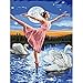 MAIYOUWENG Puzzle Collection 1000 Pezzi- Ballerina Ragazza E Cigno 1000 Pezzi di Legno Jigsaw Puzzle