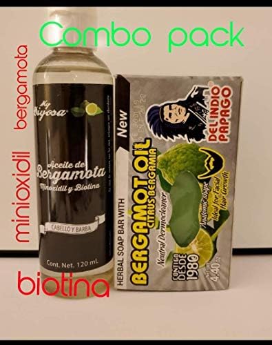 aceite de minioxidil BERGAMOTA & BIOTINA