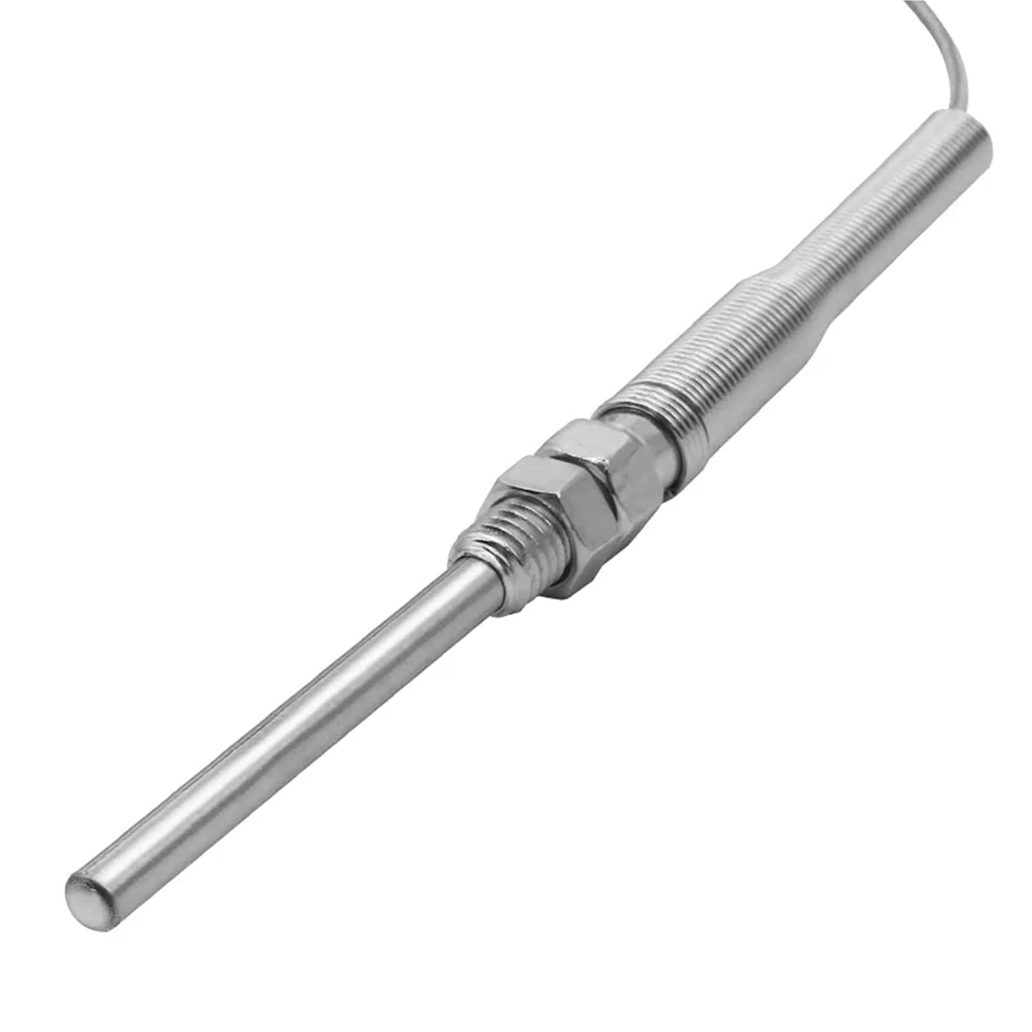 Thermocouple M8 Type K E J PT100 50/150/100/200mm Probe Screw Thread Cable Temperature Sensor 1Pcs(1M Type K,50mm)