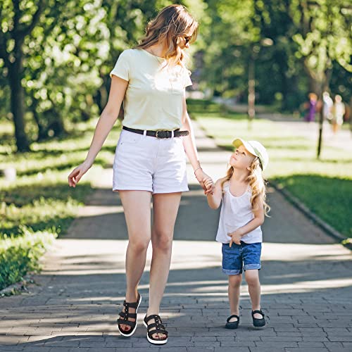 Ablanczoom Womens Sandals With Arch Support Adjustable Orthopedic Flat Sandals For Women Dressy Summer Casual Plantar Fasciitis Shoes Hook Loop #TOP1