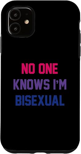 Miniatura 7 de Funda divertida para iPhone 1212 Pro Nadie sabe que soy bisexual bi, orgullo LGBT LGBTQ Bi