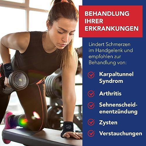 Von Ärzten Entworfen, Leichte Handgelenk Bandagen, Handgelenkstütze, Sehnenscheidenentzündung Handgelenkbandage, Karpaltunnel Schiene… – Ansicht 3