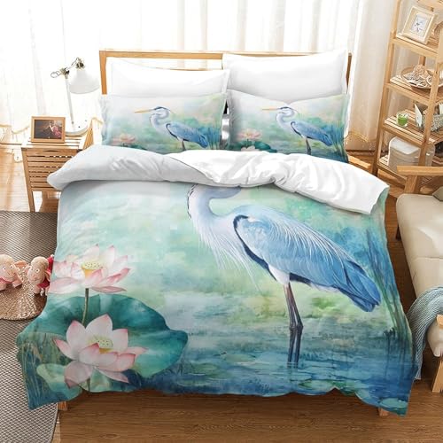 Housse de couette effet microfibre ultra douce 200x200cm avec fermeture éclair