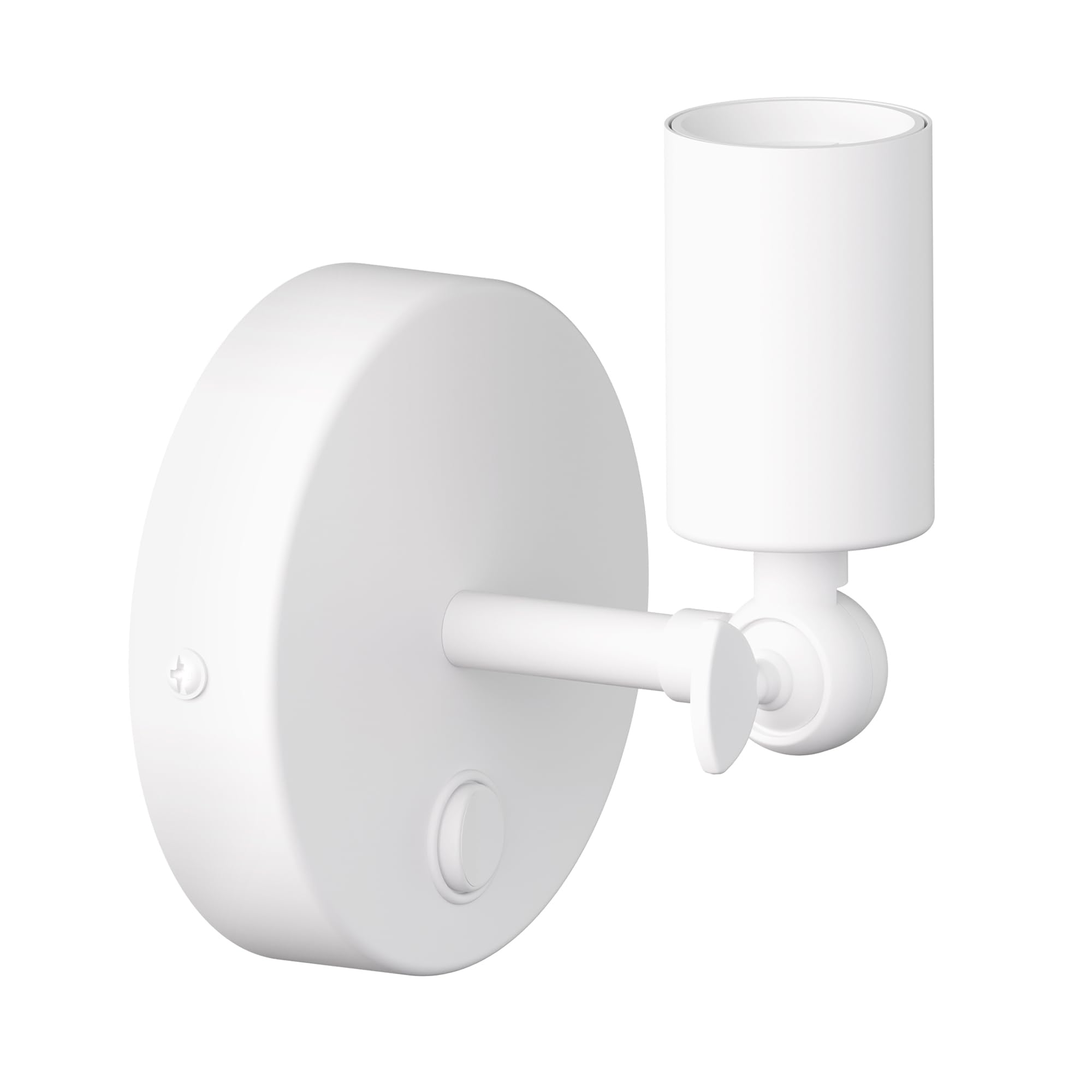 ledscom.de Wall Light FETRO, Switch, White matt, Round, 1x E27 max. 60W โ image 1