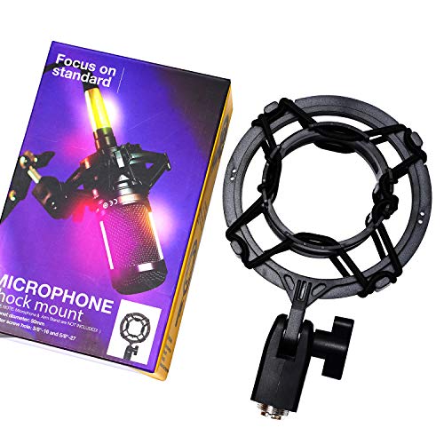 PEBA Microphone Shock Mount Holder Anti Vibration Suspension, Compatible for Audio-Technica Microphone Models AT2020, AT2020 USB, AT2035, AT2050, AT3035, AT3060