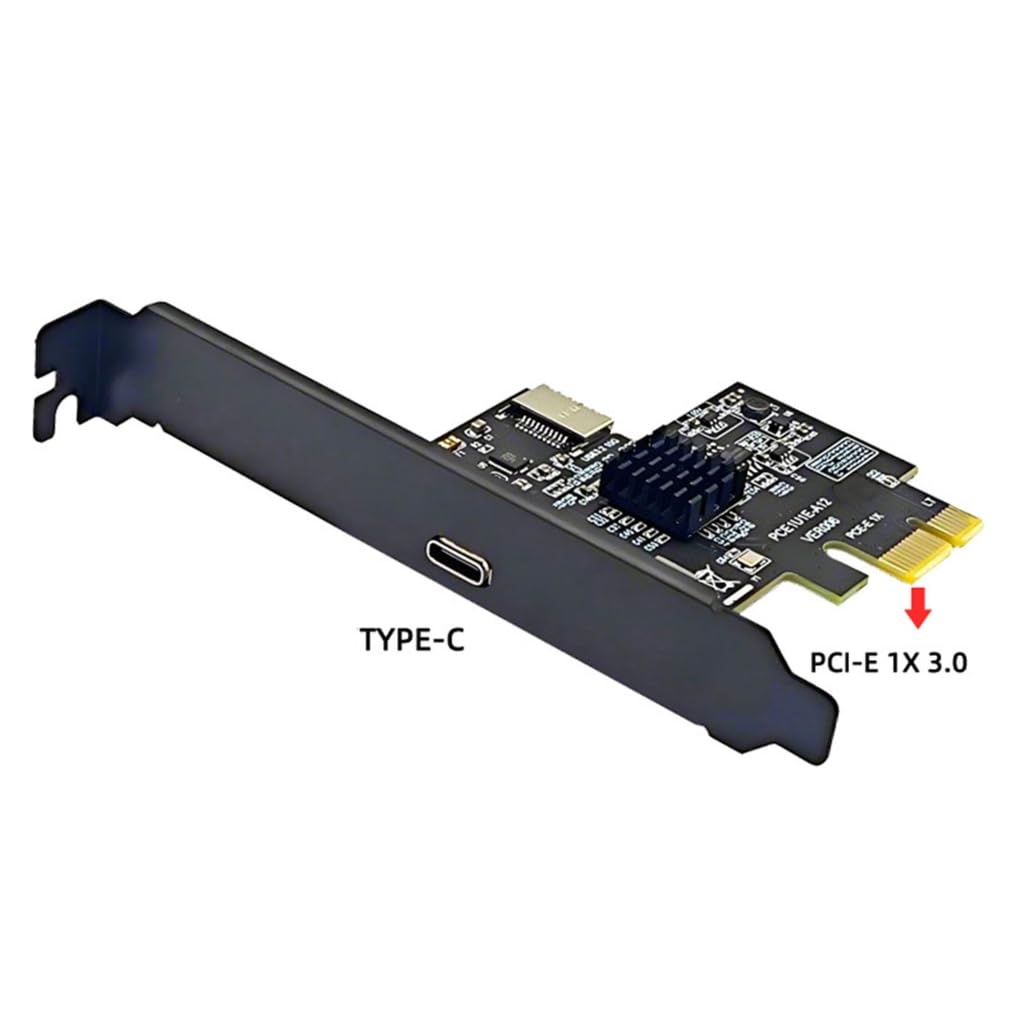 Amazon.co.jp: PCIE X1 to USB3.2 Gen2 Type C Expansion Card for