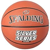 Mejor agarre Silver Series Sz5 Rubber Basketball
