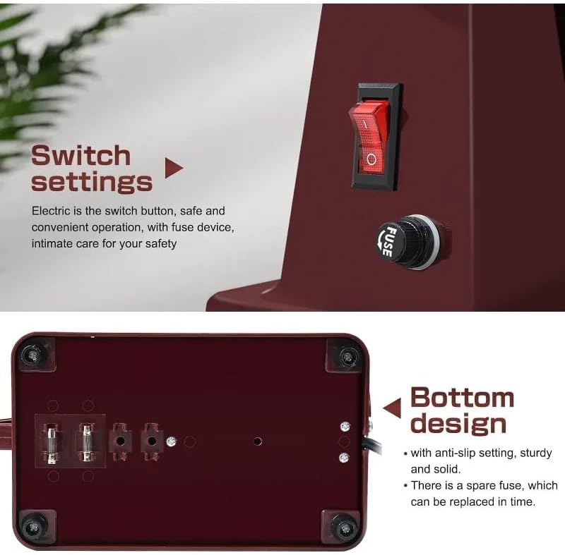 Coffee Grinder, Automatic Burr Mill Machine with 8 Adjustable Settings & One-Button Start for Precision Grinding, Electric Coffee Bean Powder Grinding (B)