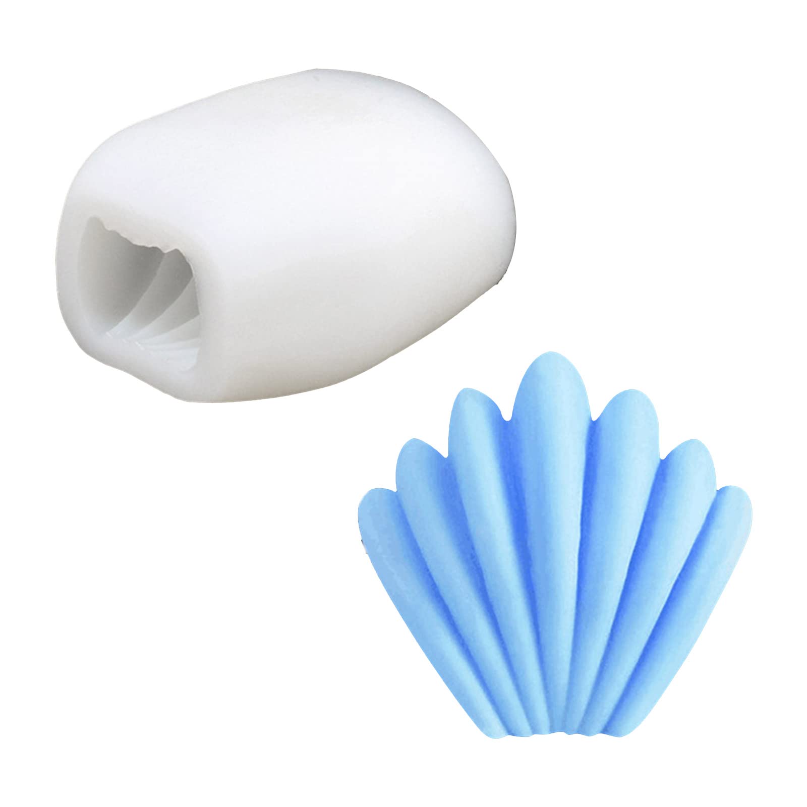 Alksubbm Creative Non-stick 3D Silicone Mold Molds for Shell Plaster for Gypsum Abra Silicone