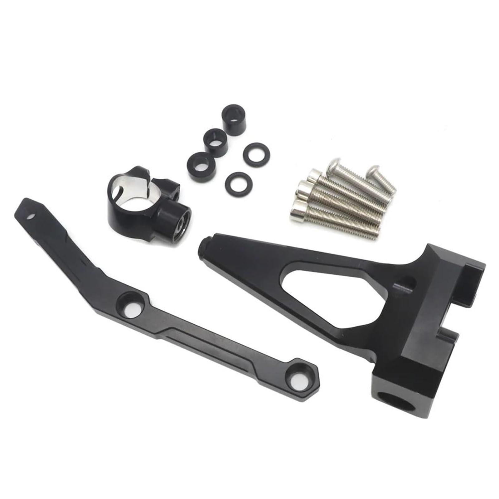 Kit De Stabilisateur D'amortissement Direction Moto pour Yamaha MT-09 FZ-09 2016-2020 Fixation Et Support Contrôle Amortisseur en Aluminium CNC Stabilisateur D'amortissement(Couleur 6)