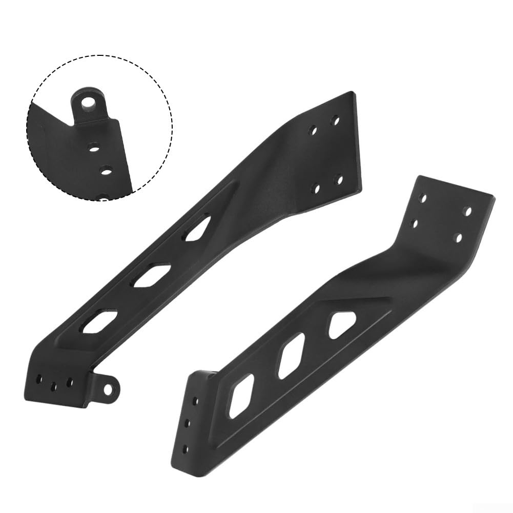 Poutres de support gauche et droite en alliage d'aluminium pour Kukirin pour scooter électrique G2 Max, pièces de rechange pour une meilleure stabilité (gauche + droite noir)