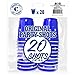 Original Cup - Confezione da 20 sparatutto blu 4cl, blu
