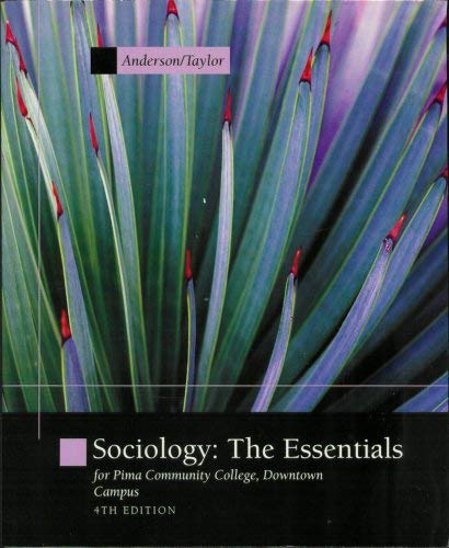 ACP SOCIOLOGY THE ESSENTIALS 4E FOR PIMA DOWNTO... 0495315745 Book Cover