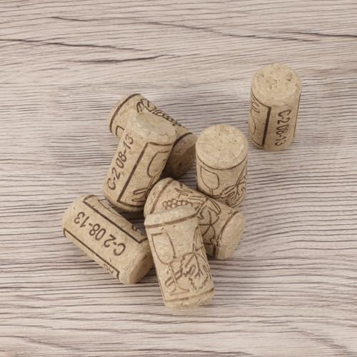 100 tapones de corcho elástico para botellas de vino y decoración de cocina 6