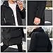 Mens Stand Collar Long Down Jacket Plus Size Winter Warm Padded Puffer...