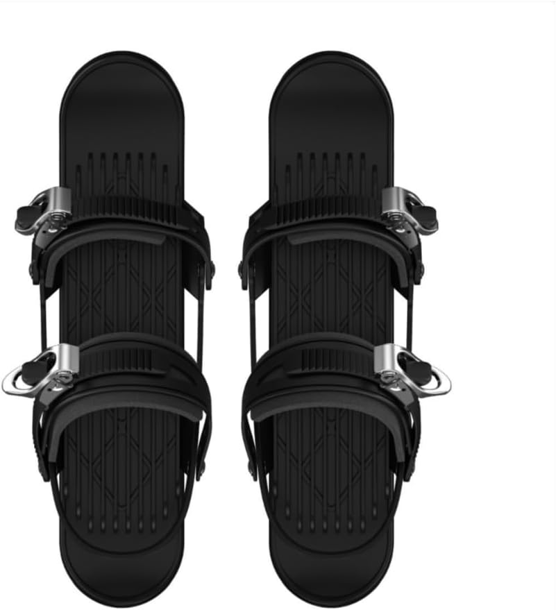 Mini Ski Skates for Snow Adjustable Mini-Skii-Skate Portable Ice Skates for Snow Winter Sports