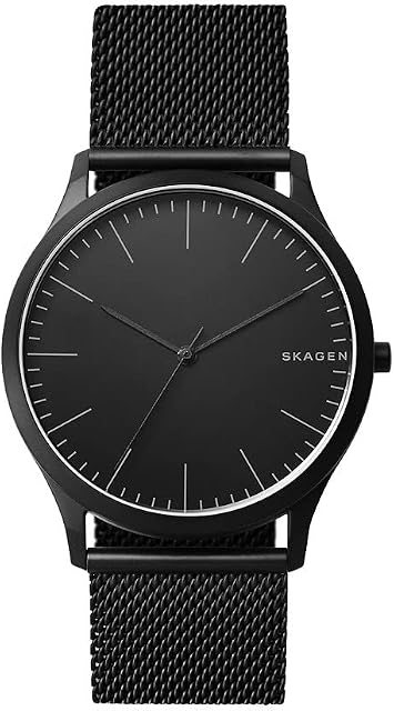 Skagen Men's Jorn Three-Hand, 41mm case size, Stainless Steel Watch and stainless steel mesh strap