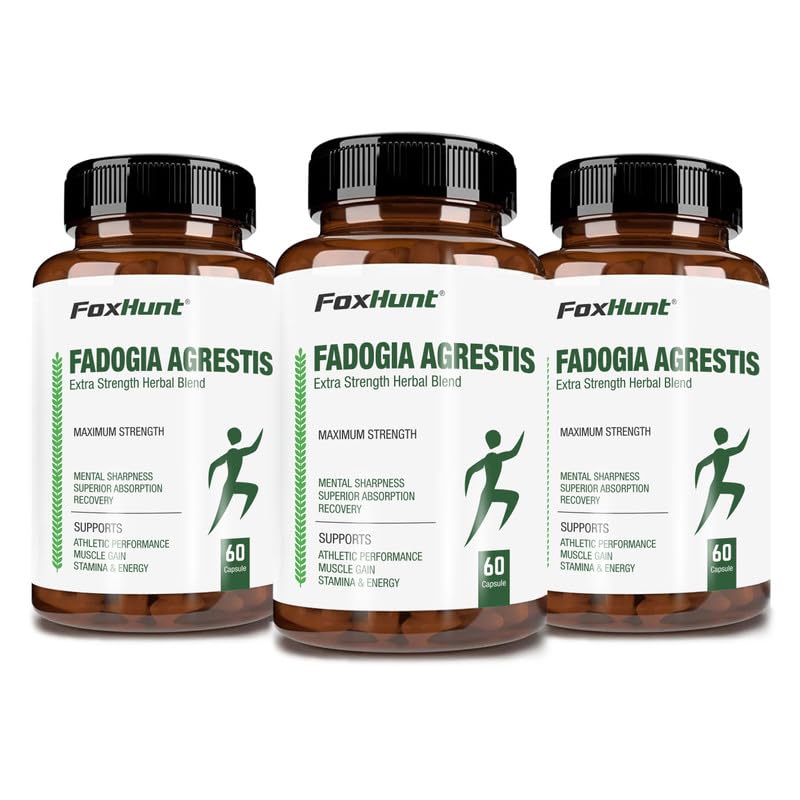 FOX HUNT Fadogia Agrestis 600mg | 1200mg Per Serving - 60 Capsules (Pack of 3) (B0CBPK8YT7) Amazon Price History, Amazon Price Tracker