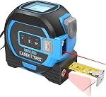 Almighty Ruler,3-in-1 Infrared Laser Tape Measuring,The Almighty Ruler,Digital Tape Measure with Laser,Laser Rangefinder with LED Display,Laser Measuring Tool(Yellow)