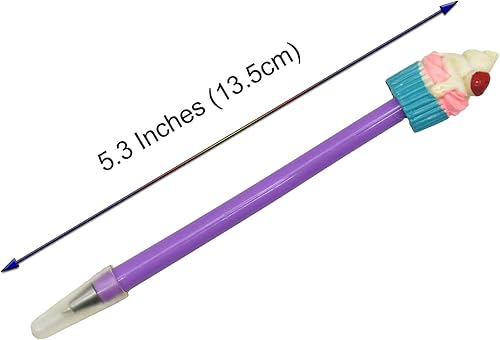 Miniatura 5 de 8 bolígrafos de comida novedosos divertidos para hamburguesas, sándwich, cupcakes, pudines divertidos, bolígrafo de sushi, tinta negra para escuela,