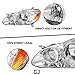 JSBOYAT Headlight Assembly for Toyota Corolla 2003-2008 OE Style Headlamps Replacement Right Passenger and Left Driver Side