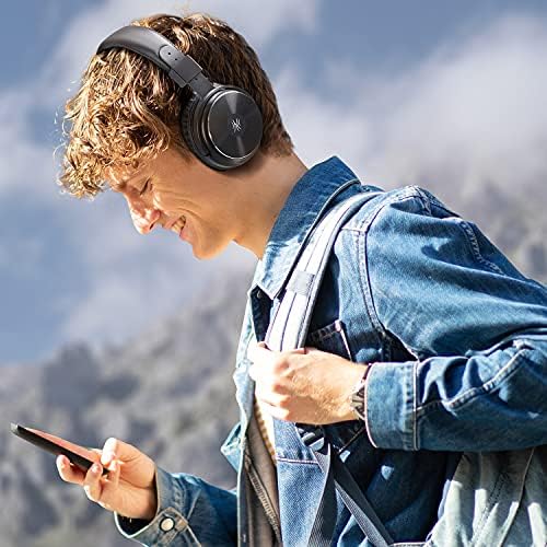OneOdio Wireless Headphones Over Ear [32 Hrs Playtime] Bluetooth Headphones, Bass Up EQ Mode,HiFi Stereo Sound, Deep Bass, Memory Foam Ear Cups, Built-in CVC8.0 Mic  Wired Mode for Phone/PC/TV