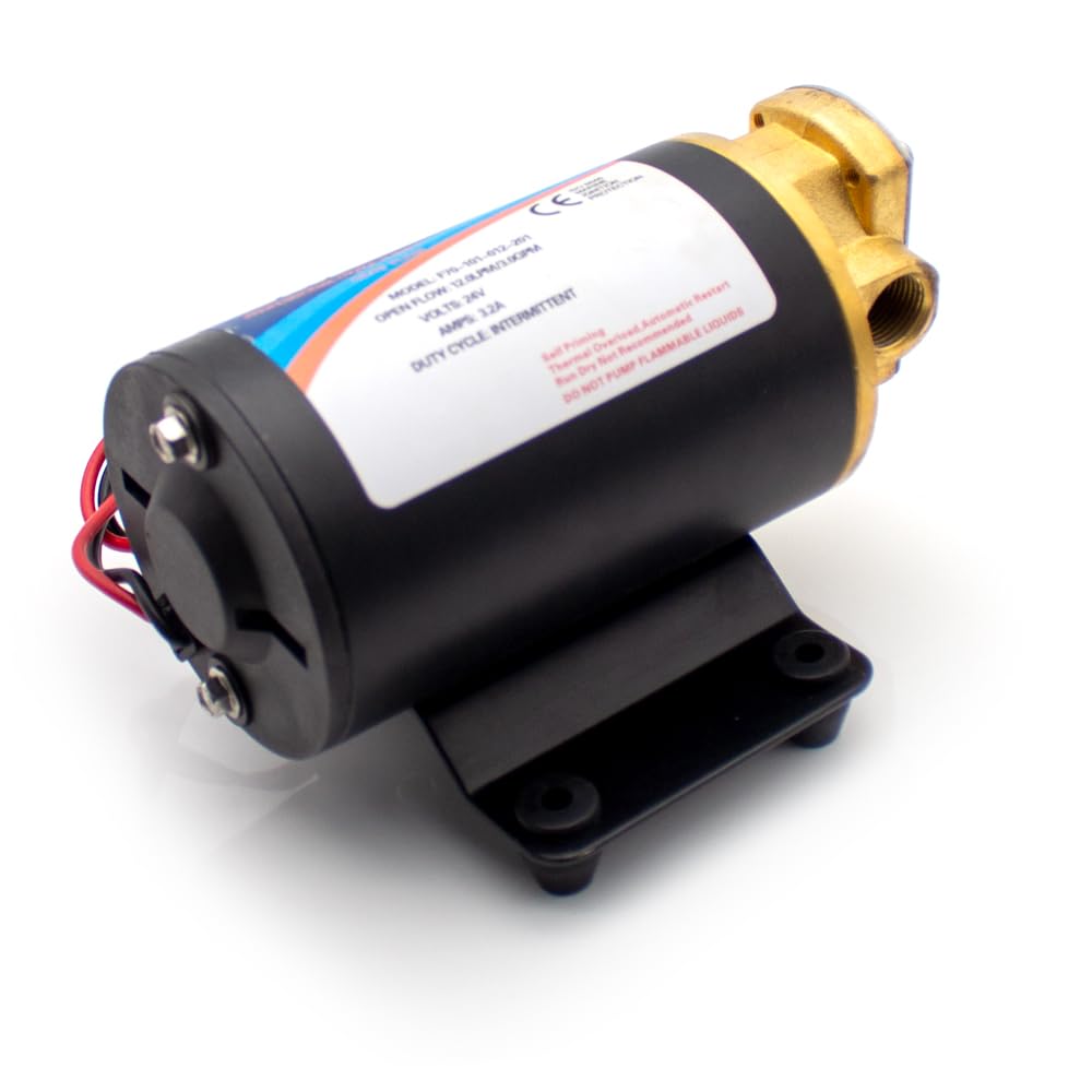 Pompa Olio per Ingranaggi Elettrica DC 24V, Pompa di Lubrificazione Professionale Pompa Autoadescante a Grande Flusso Pompa Diesel per Olio Lubrificante