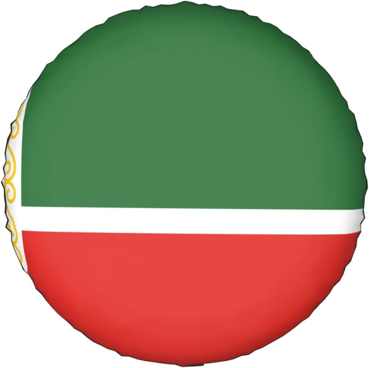 Flag of The Chechen Republic Print Tire Cover Universal Spare Wheel for Trailer Rv SUV Truck Camper Travel Accessories