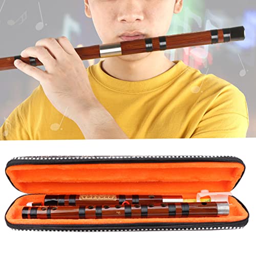 Kit de Flauta de Bambu, Flauta de Bambu Amargo Com Chave F, Conjunto de Flauta Tradicional Com Filme