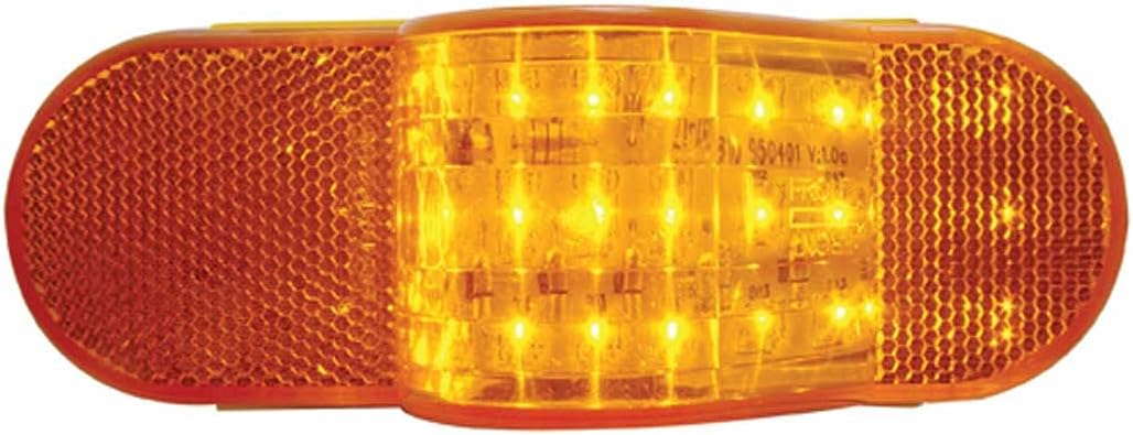 United Pacific 18 LED Mid-Trailer Turn Signal Light - Amber LED/Amber Lens, 38920