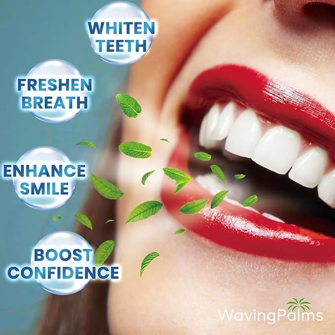 Image of Advanced Teeth Whitening Strips Gentle for Sensitive Teeth, Professional Effect to Remove Stains, Teeth Whitening (28 PCS = 14 Pair)