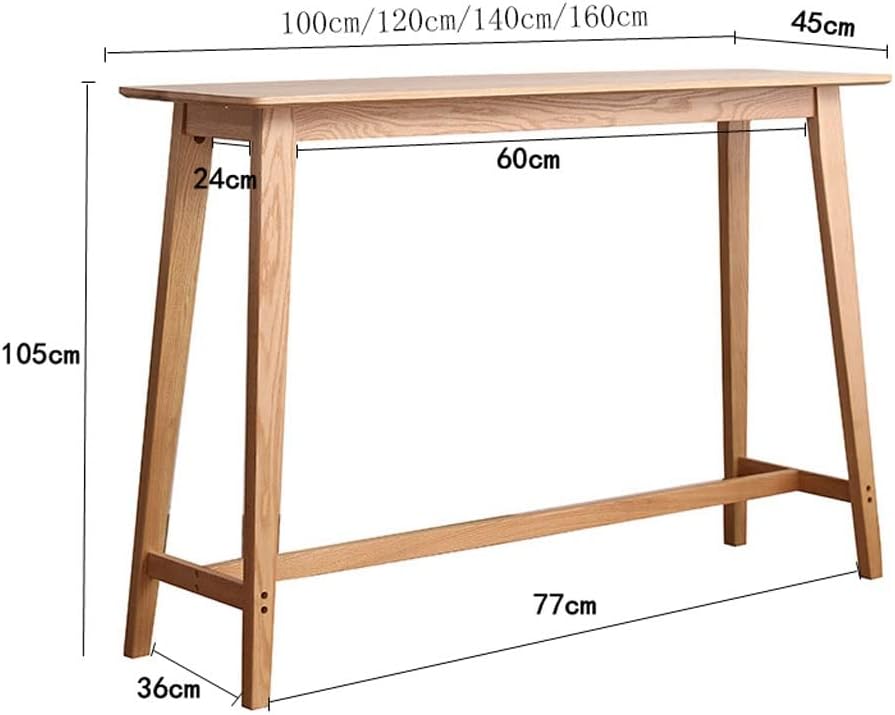 木製バー高さラウンドバーテー​​ブル、素朴なビストロパブテーブル