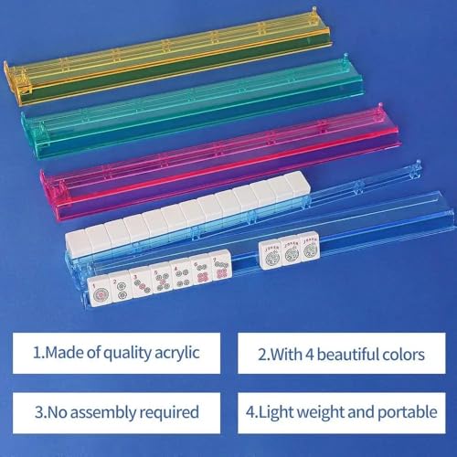Set de 4 Soportes Multicolor para Mahjong Acrílico miniatura 5