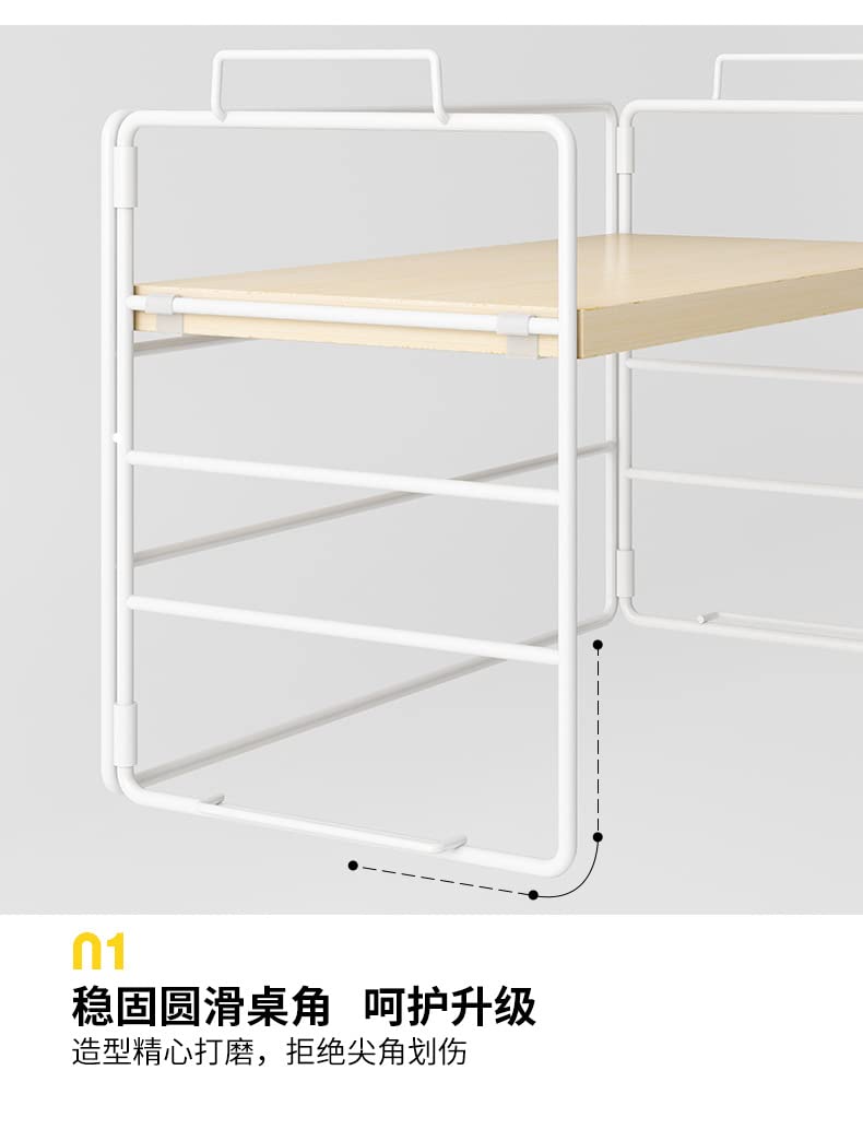 Libreria Scaffale per Ufficio Semplice scrivania Mobiletto per scrivania Disposizione e archiviazione del Desktop Piccola libreria Accessori per Ufficio Scaffali per Libri (Colore: