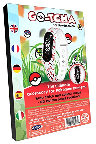 Pulseira LED com tela sensível ao toque Go-Tcha para Pokémon Go Plus