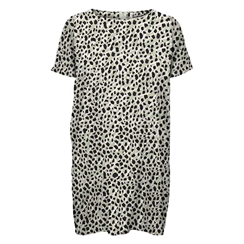 ONLY Carmakoma Damen CARLUX SS Tunic Dress WVN NOOS Shirtkleid, Seagrass...