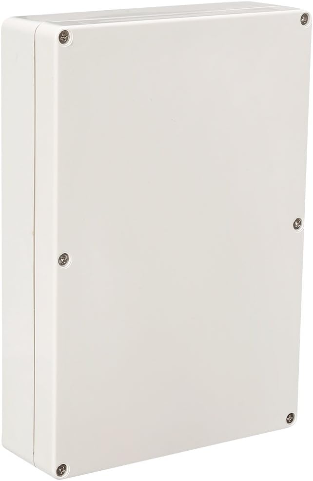 uxcell 263x182x60mm/10.35x7.17x2.36inch Wateproof Electronic ABS Plastic DIY Junction Project Box Enclosure Case Outdoor/Indoor