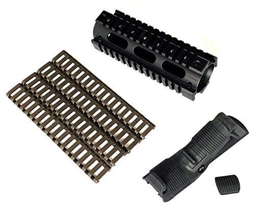 Amazon | Broptical 【3点セット】RIS RAS エアソフトガン M4 AR15 用