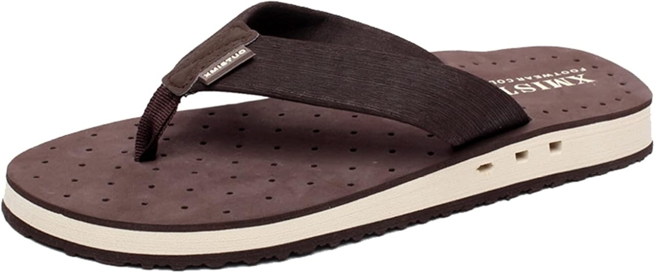 Amazon.com: Men's Thong Shoes Fashion Light Breathable Outdoor&Indoor Wearable Concise Slip-On 