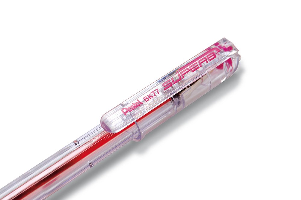 Penne A Sfera Pentel BK77 - Confezione Da 9 Penne (nero, Blu, Rosso), Punta 0,7 Mm Per Scrittura Precisa - 10