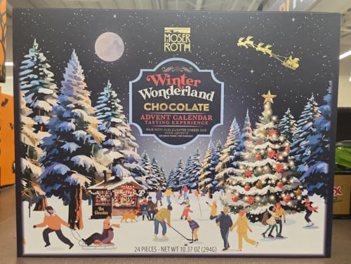 Moser Roth Belgian Luxury Chocolate Advent Calendar 10.76oz 305g