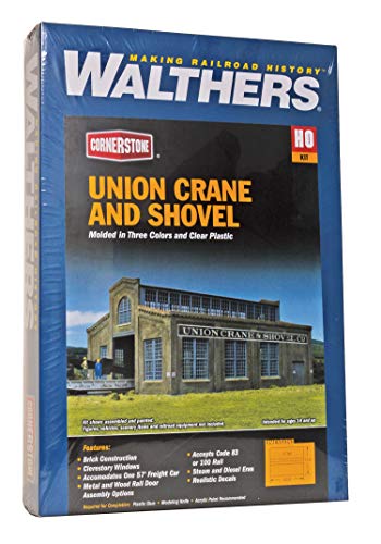 Walthers Cornerstone Ho Scale Union Crane And Shovel Kit, 9-1/2 X 7-1/8 X 4-15/16" 23.7 X 17.8 X 12.3Cm #TOP5