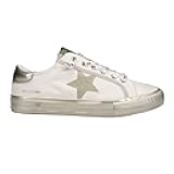 Womens Alive Metallic Lace Up Sneakers Shoes Casual - Black